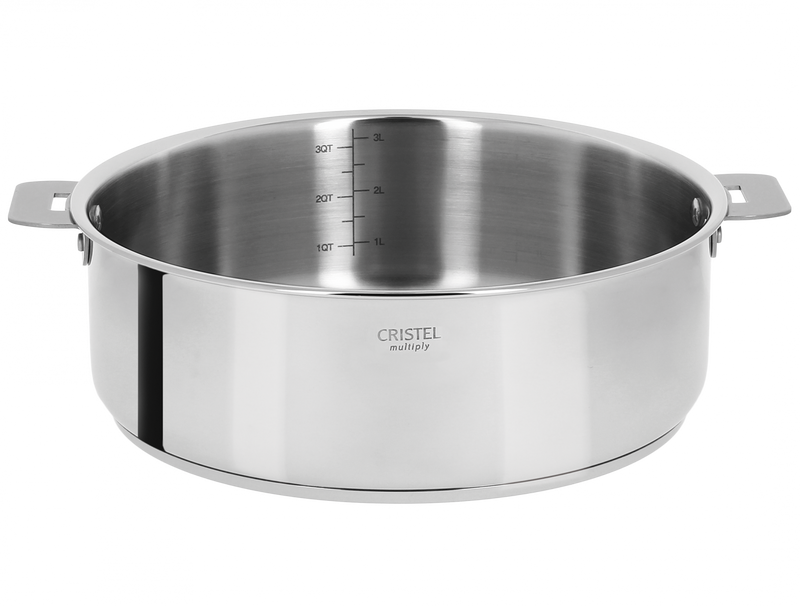 Sauteuse Casteline amovible en inox 18/10 CRISTEL